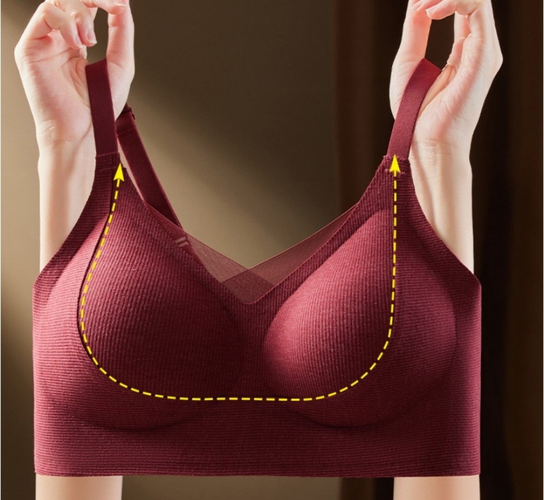 Comfort Flex Fit Pullover Spandex Seamless Wireless Bra for Women